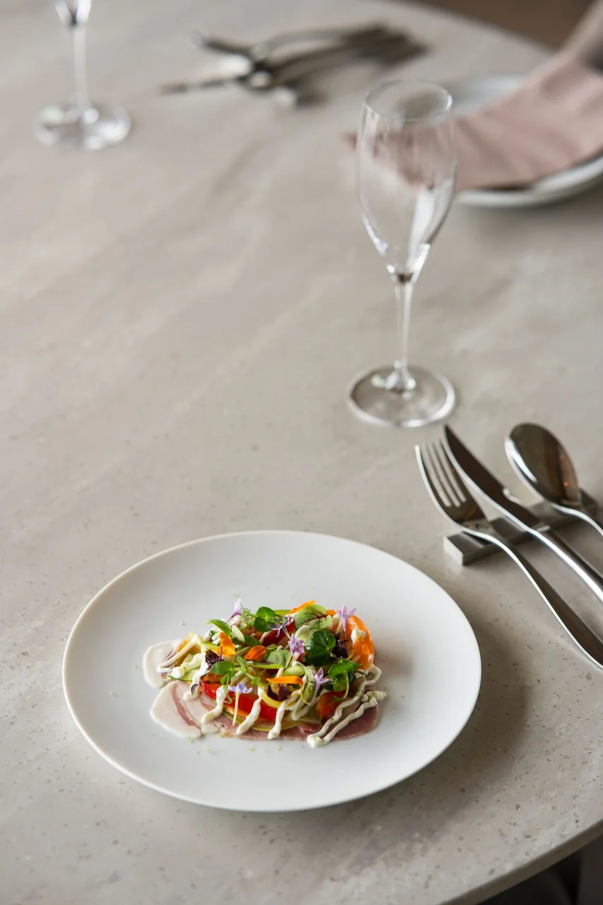 Refreshing seasonal salad with citrus notes